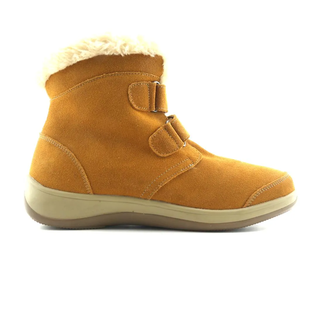 Waterproof Boots For Motorcycle Orthofeet - Womens - Florence Boot - Camel
