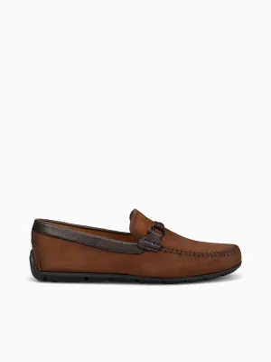 Outlander 00 319 Tan Nbk Triangle Logo Loafers