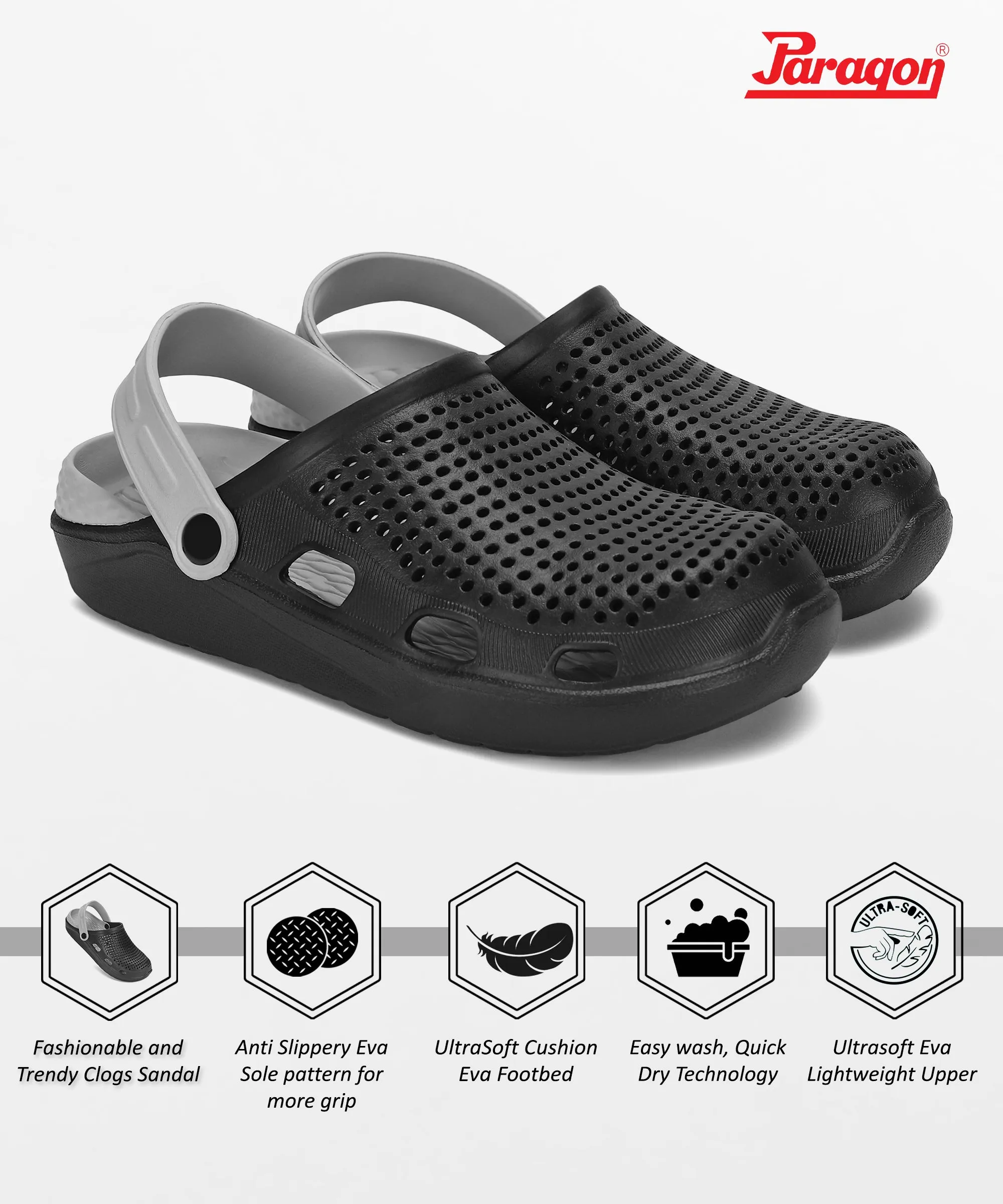 Plantar Fasciitis Sandals Paragon  EVK10916G Men Casual Clogs | Stylish, Durable, Casual & Comfortable | For Everyday Use