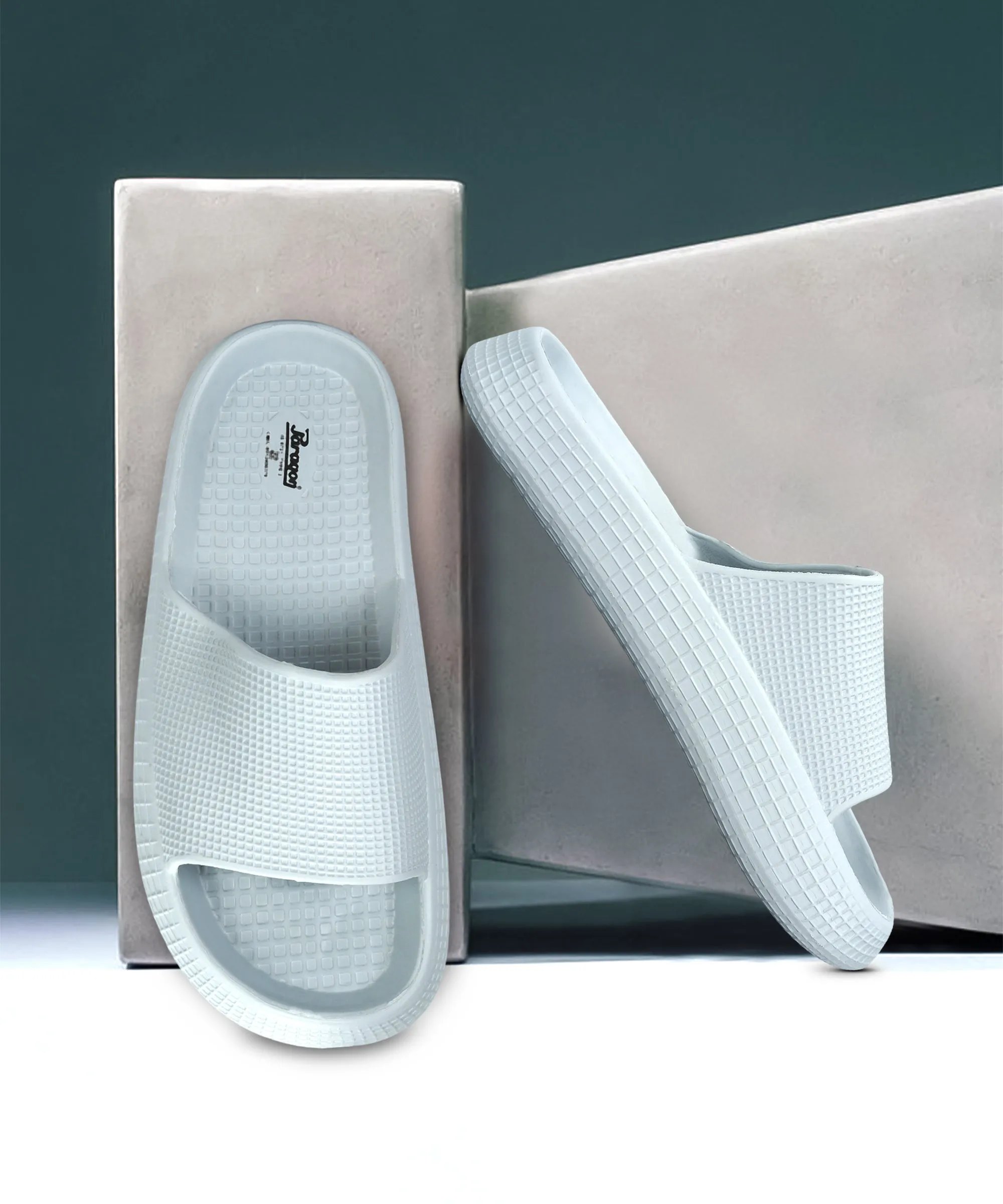 Paragon  K10912G Men Casual Sliders | Stylish Trendy Lightweight Slides | Casual & Comfortable Slippers | For Everyday Use Sandals Beach Resort St Lucia