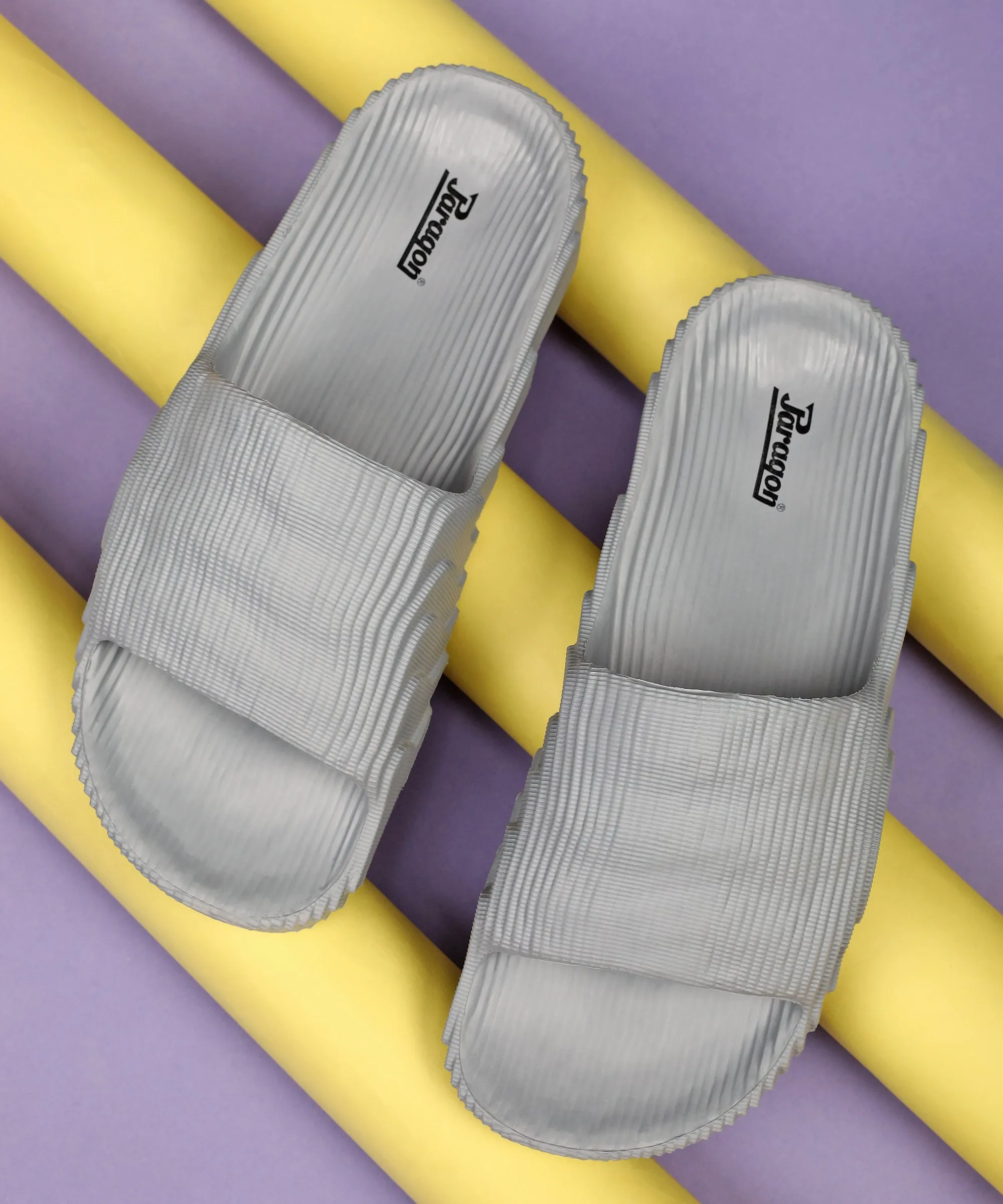 Paragon  K10913G Men Casual Sliders | Stylish Trendy Lightweight Slides | Casual & Comfortable Slippers | For Everyday Use Tiddies Sandals Inc