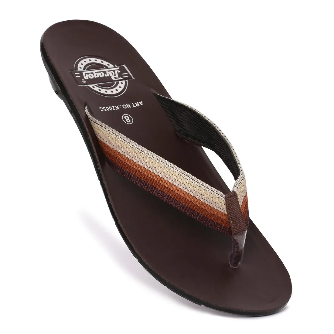 Paragon  K2005G Men Stylish Lightweight Flipflops | Casual & Comfortable Daily-wear Slippers for Indoor & Outdoor | For Everyday Use Pom Pom Sandals