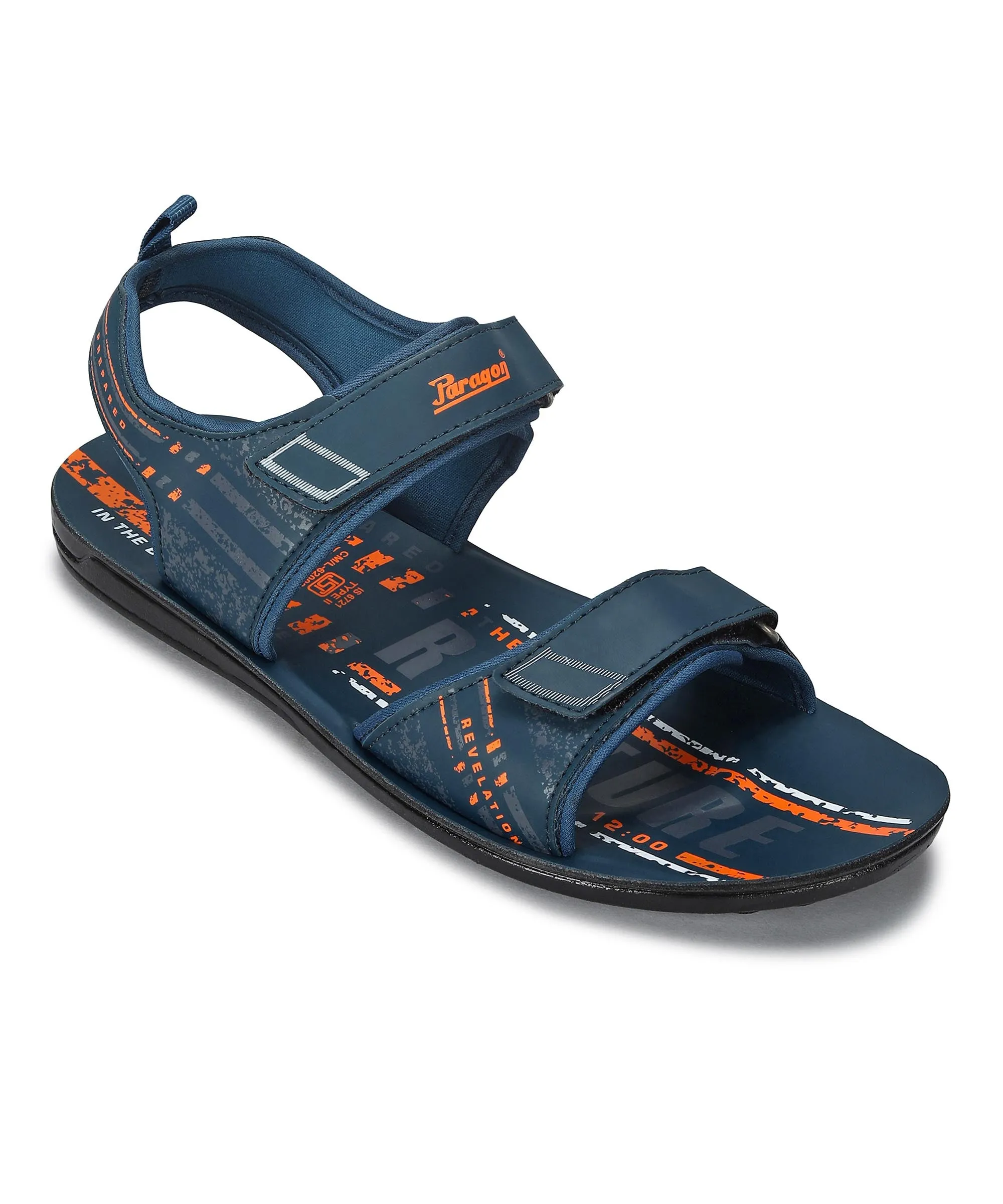 Girl Sandals Paragon Men's Stylish Lightweight & Durable Blue Velcro Dailywear Sandals