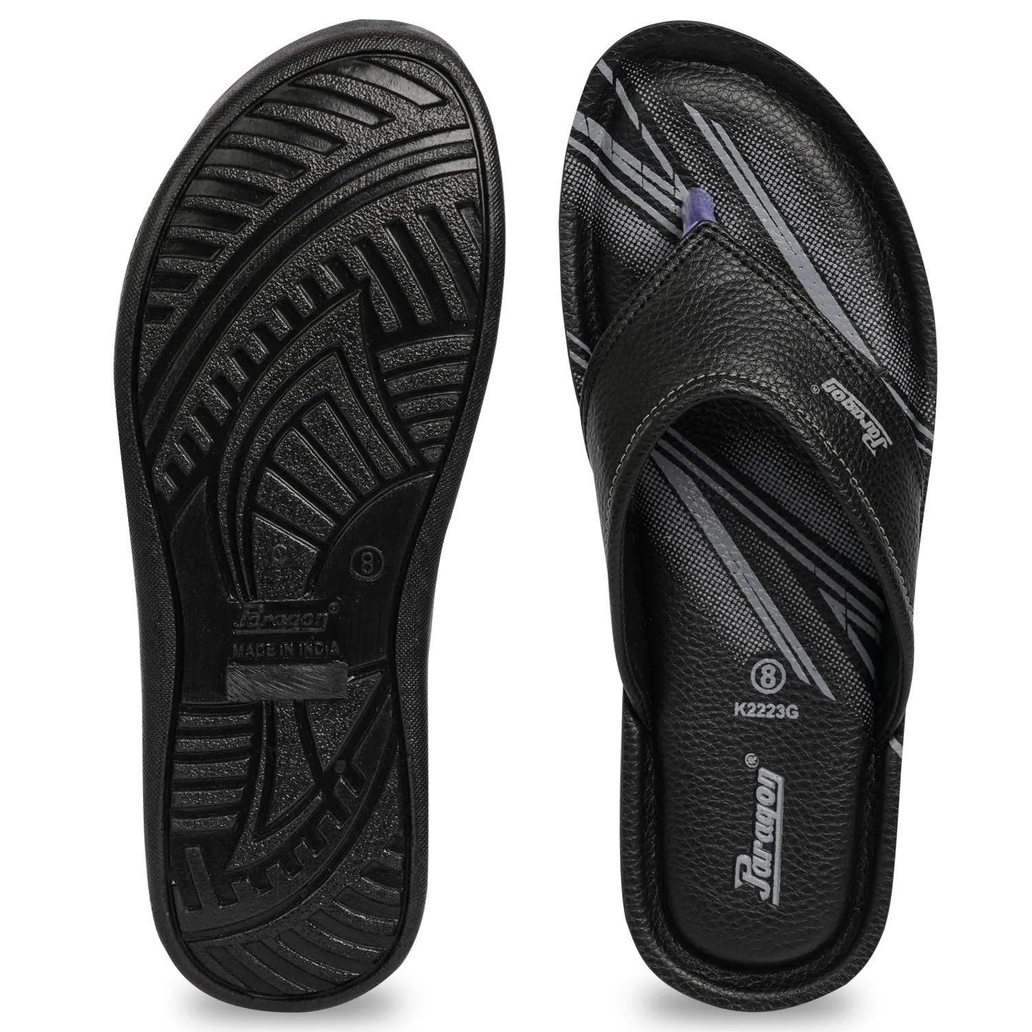 Paragon PUK2223G Men Stylish Sandals | Comfortable Sandals for Daily Outdoor Use | Casual Formal Sandals with Cushioned Soles Sandals Caribbean Jamaica
