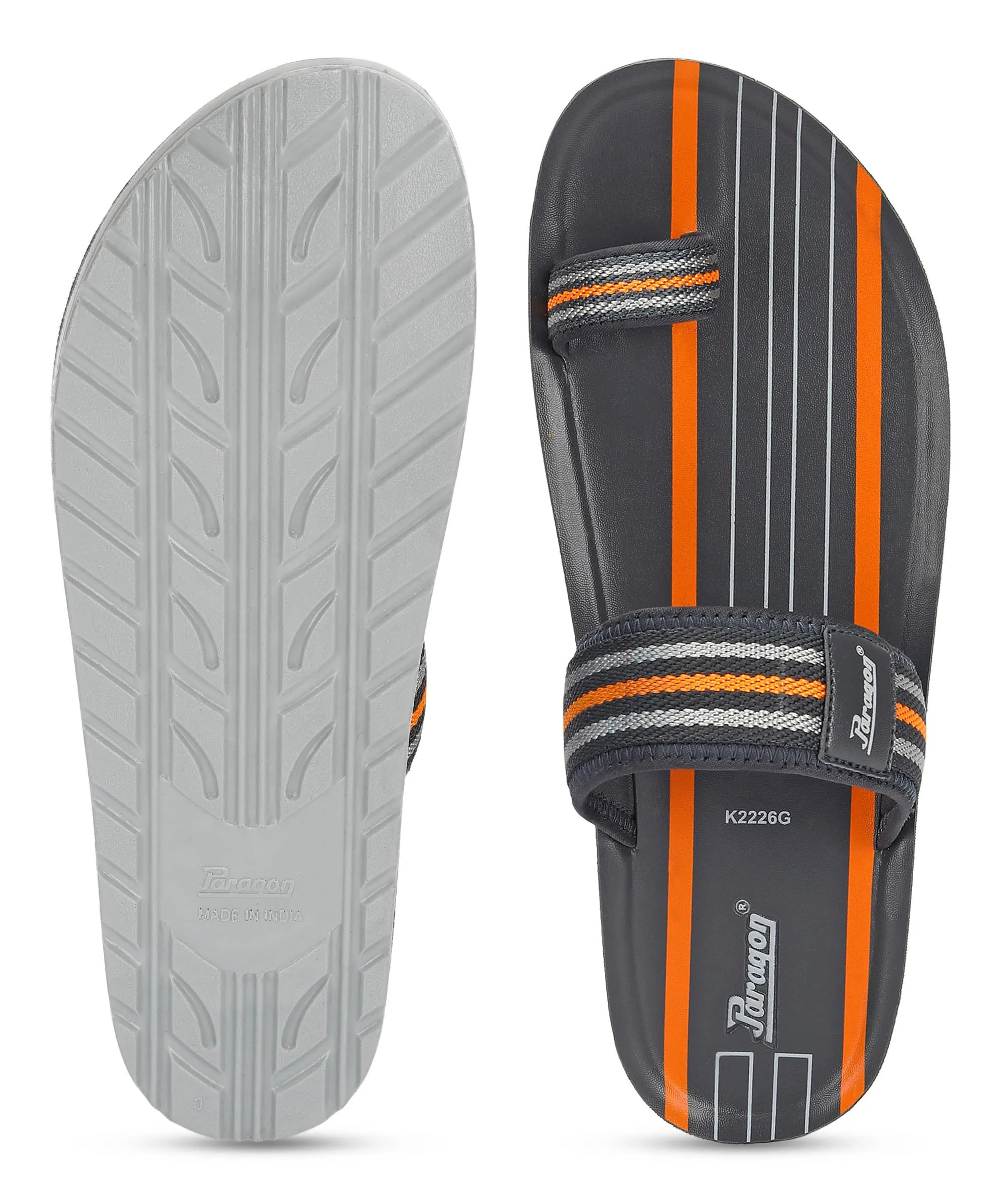 Paragon PUK2226G Men Stylish Lightweight Flipflops | Comfortable soles| Casual & Trendy Slippers | Indoor & Outdoor Sandals With Over The Water Bungalows