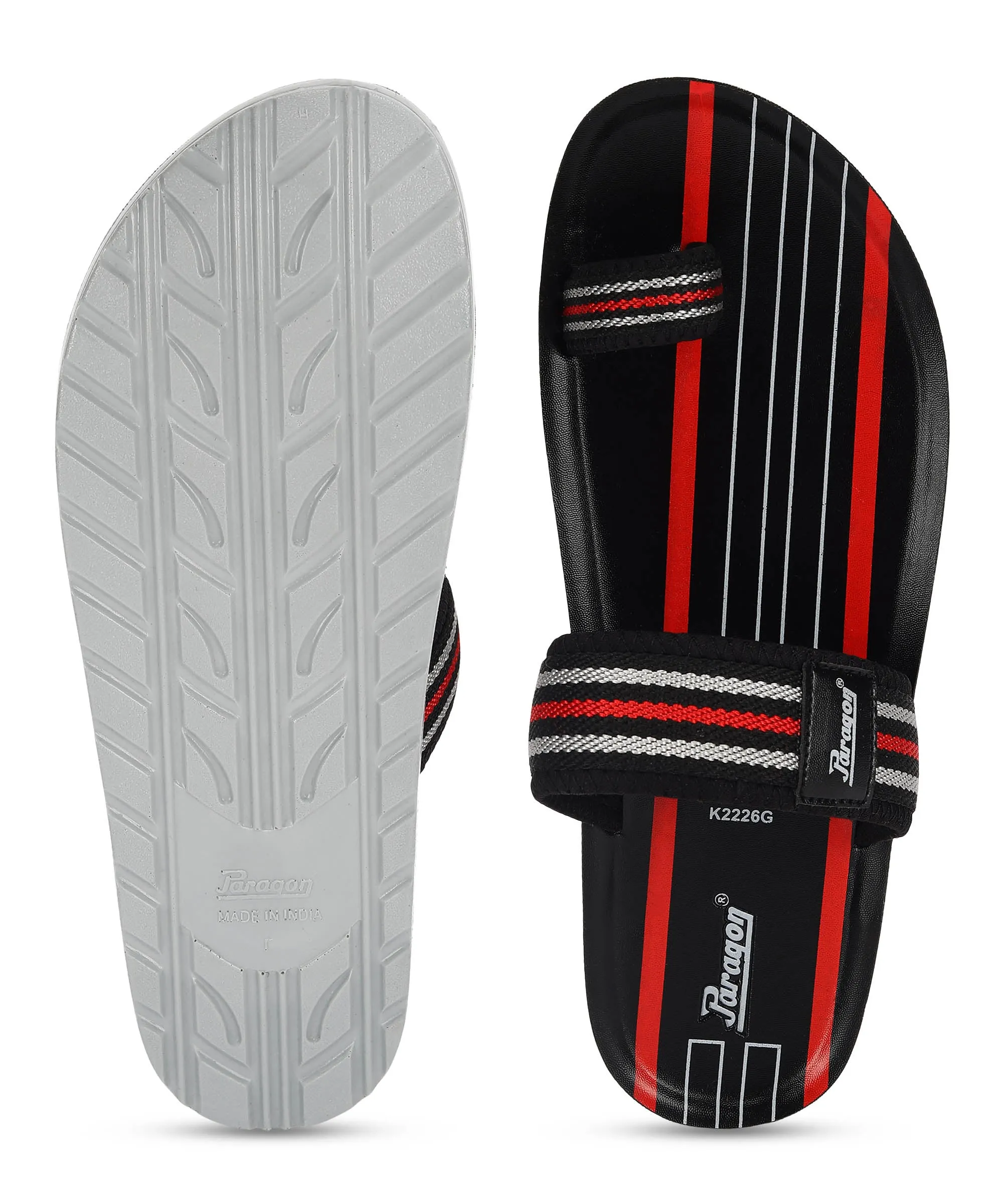 Paragon PUK2226G Men Stylish Lightweight Flipflops | Comfortable soles| Casual & Trendy Slippers | Indoor & Outdoor Cute Wide Width Sandals