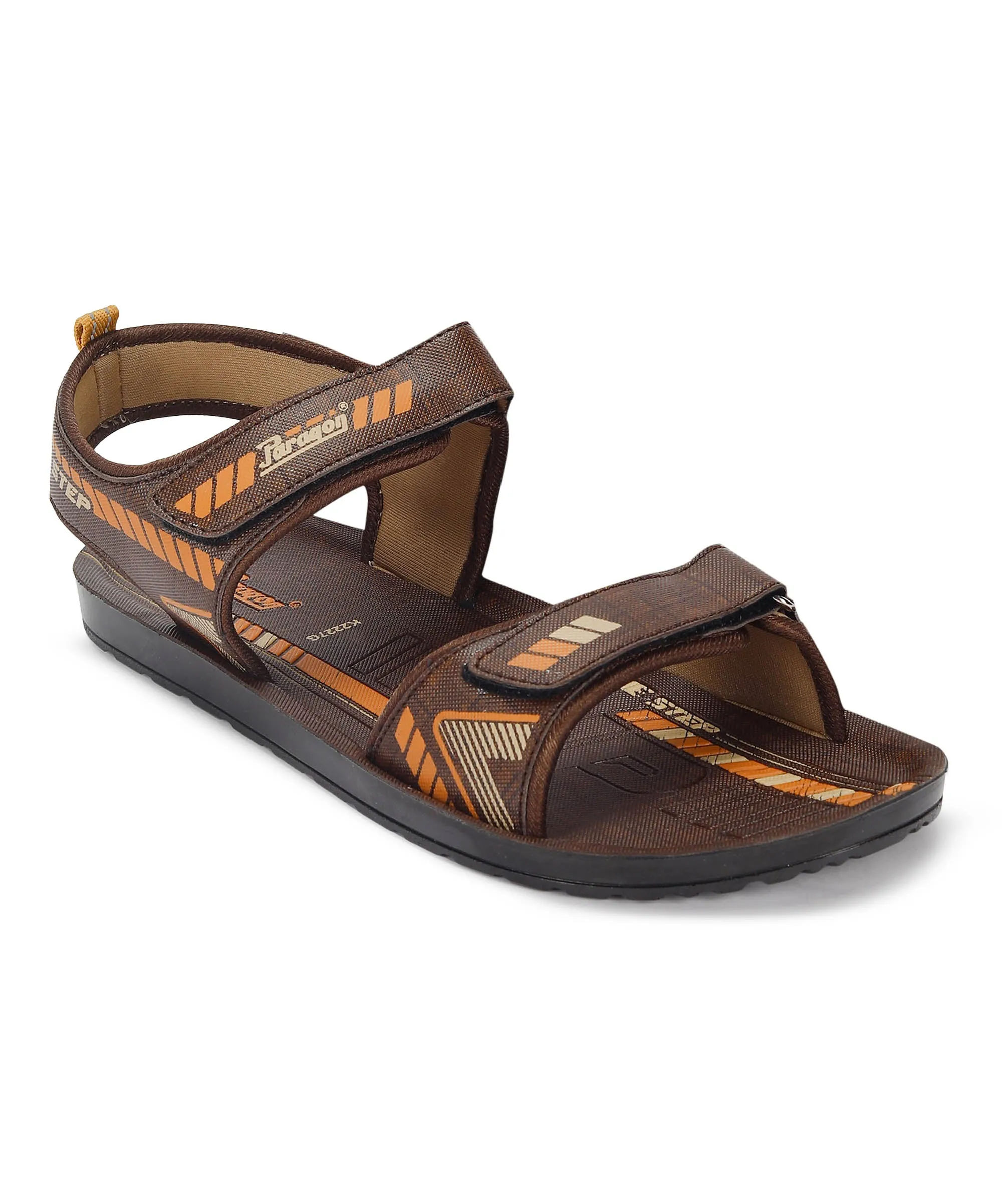 Leather Heeled Sandals Paragon PUK2227G Men Stylish Sandals | Comfortable Sandals for Daily Outdoor Use | Casual Formal Sandals with Cushioned Soles