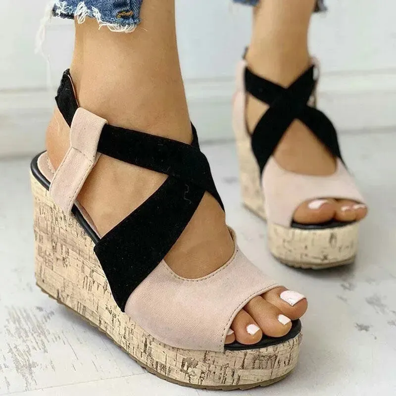 Sandals Dsw Patchwork Wedge Sandal Shoes