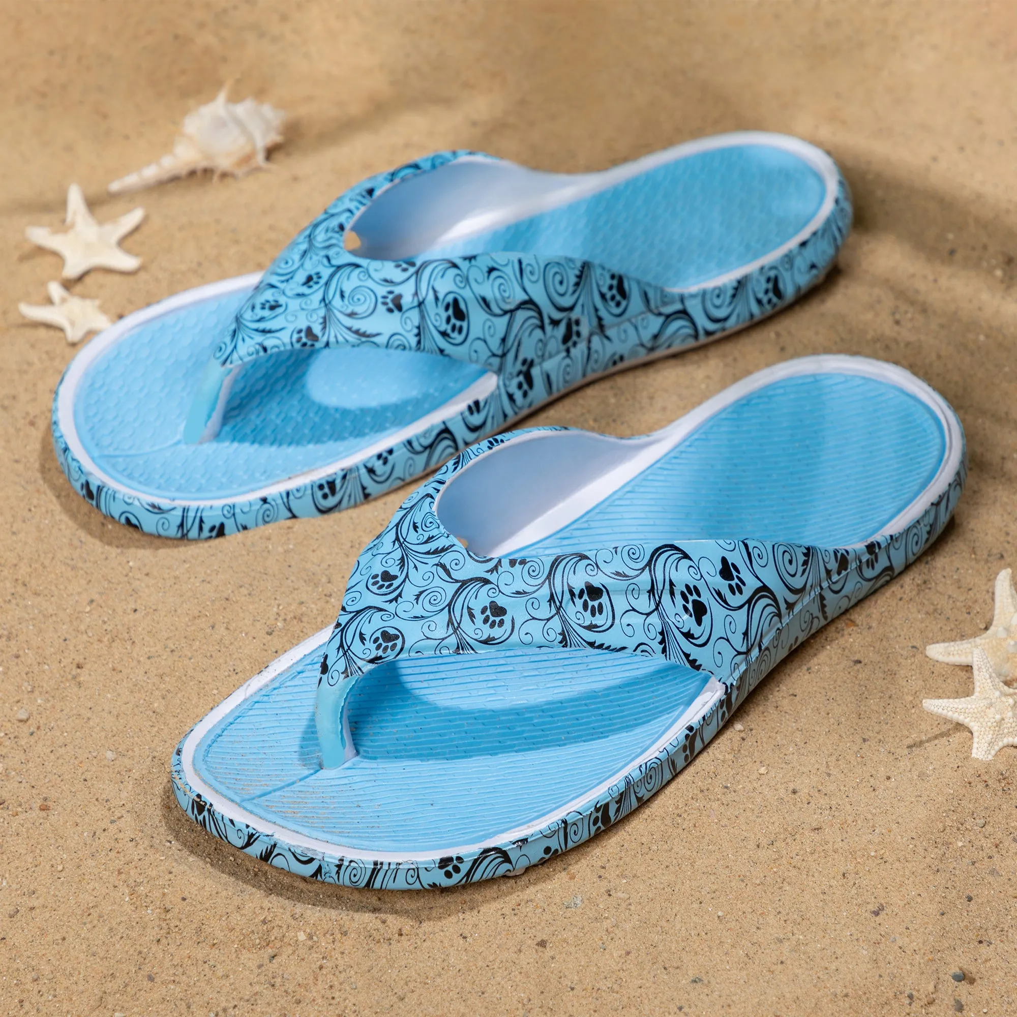 Pawsitively Comfy Flip Flops Slip On Espadrilles