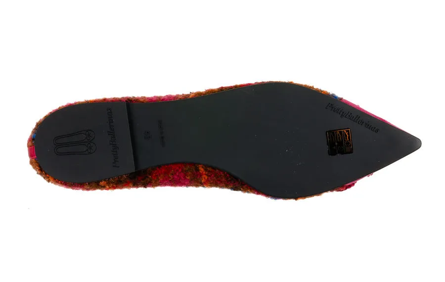 Flat Pointed Wedding Shoes Pb Jackie Fuschia