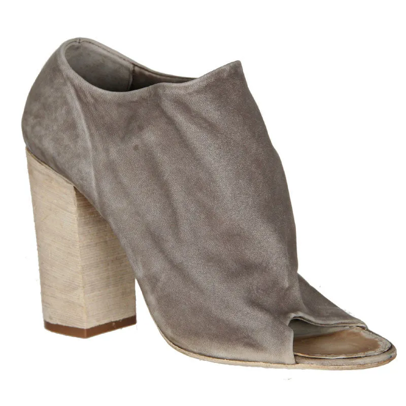 Peep Toe Block Mule Boot, Taupe Terrain Boots