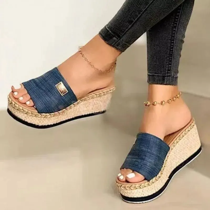 Summer Wedge Sandal Shoes Edit Sandals