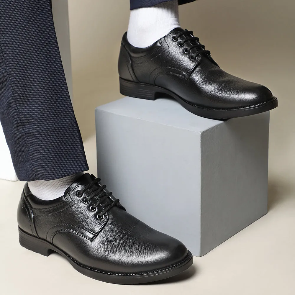 4e Dress Shoes Healers Formal Black Lace-Up Derby Shoes For Men GAS-C17 By Liberty