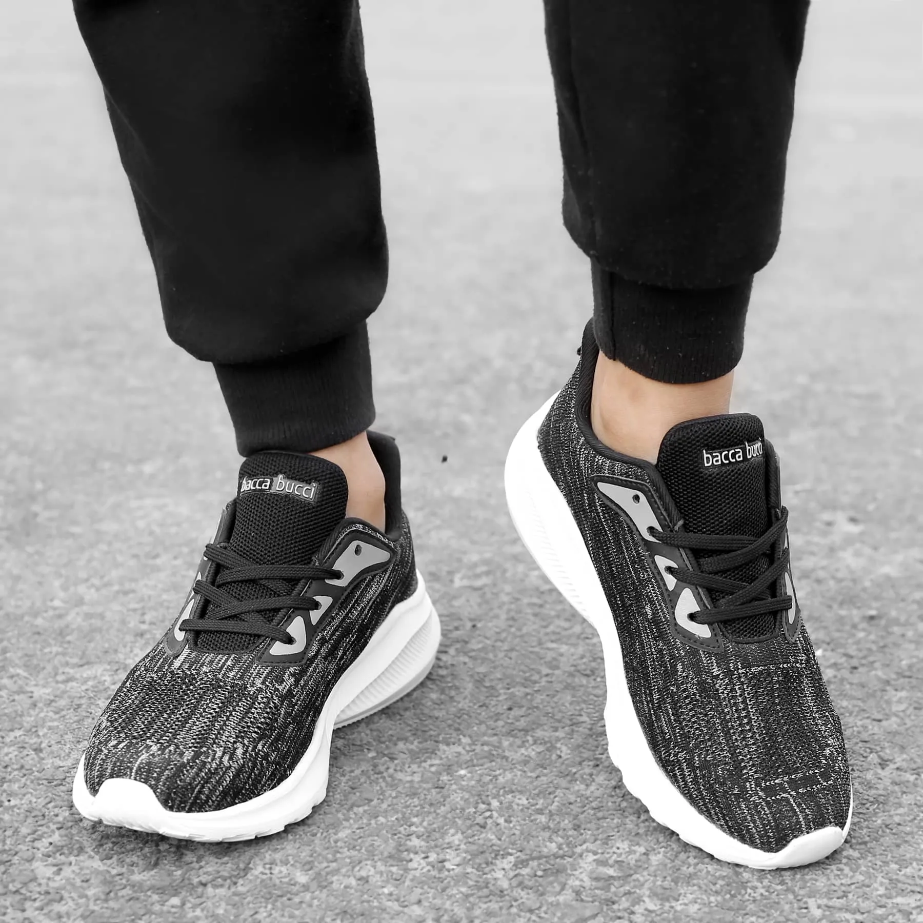 Best Running Shoes Outside Bacca Bucci Boys or Girls Essential Knit Running Sports Shoe (Age: 8 year to 12 years)