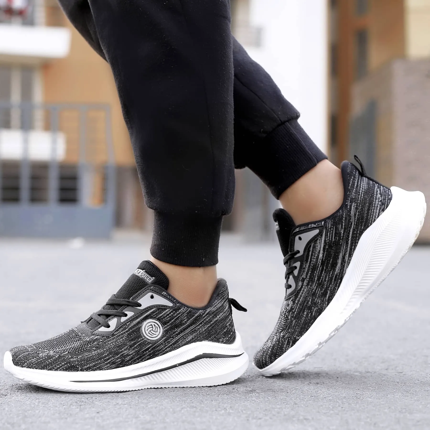 Bacca Bucci Boys or Girls Essential Knit Running Sports Shoe (Age: 8 year to 12 years) Best Running Shoes Knee Pain