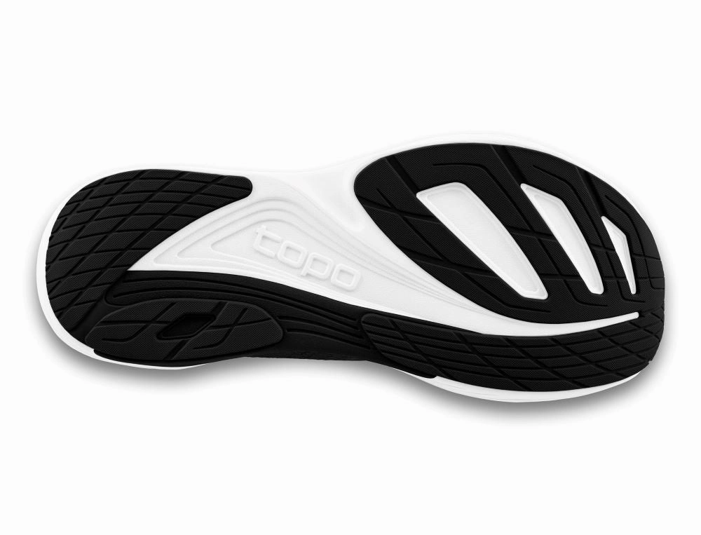 'Topo Athletic' Women's Ultrafly 5 - Black / White Best Training Gym Shoes