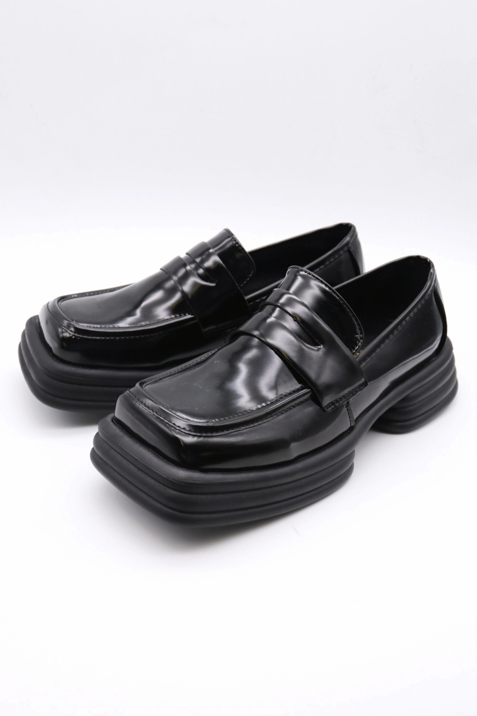 Squared Toe Chunky Loafers Man In Loafers