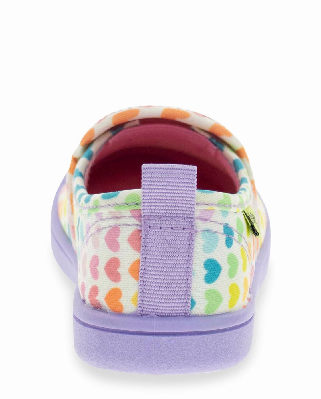 Kids Puddle Hearts Slip On - Cream Tall City Sneakers