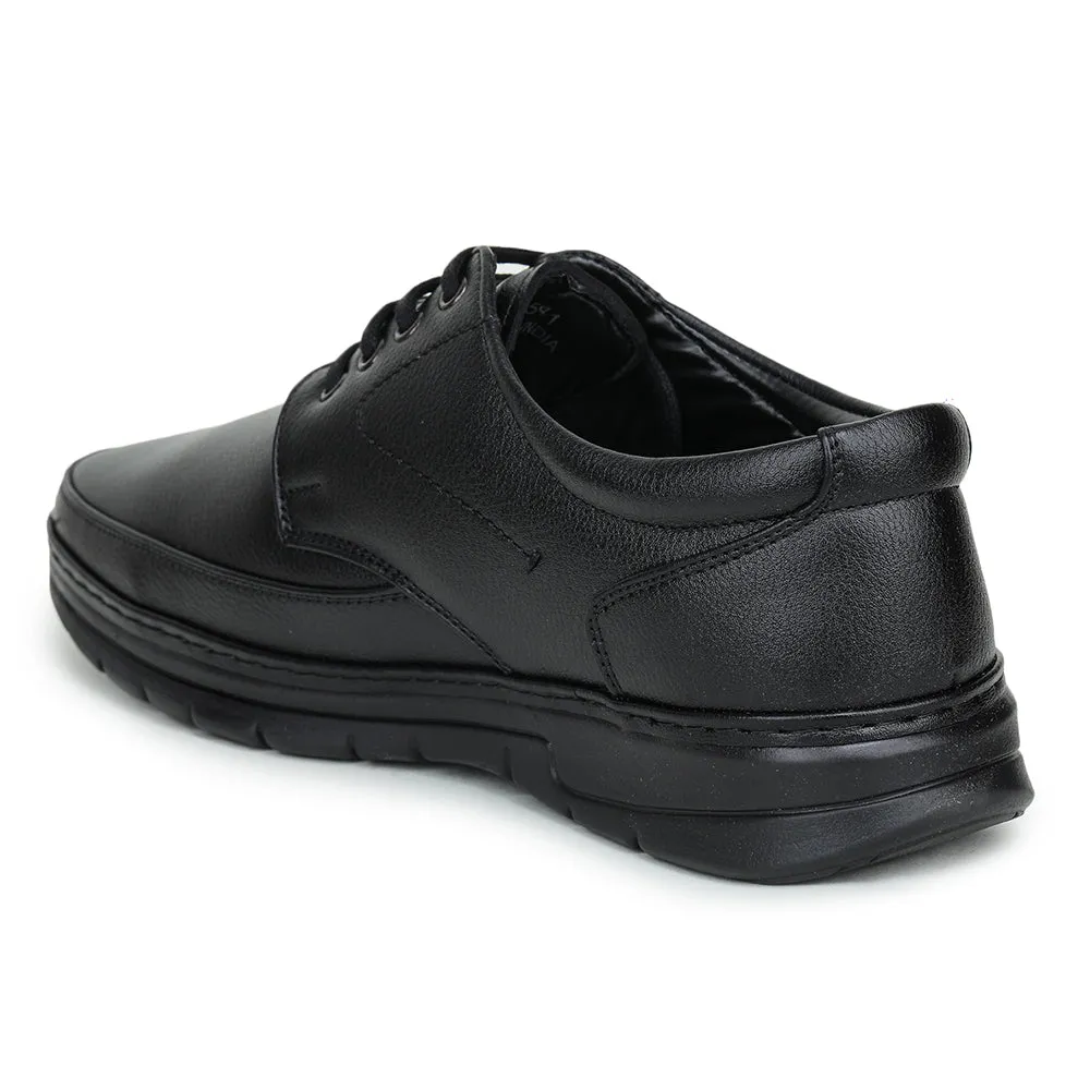 Cocktail Dress Shoes Fortune Black Formal Lace Up Shoes For Men ER-35 By Liberty
