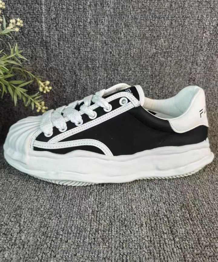 Basketball Shoes With Zoom Air Women Versatile White Splicing Flat Shoes Cross Strap DD1007