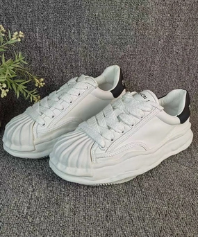 Best Collab Basketball Shoes Women Versatile White Splicing Flat Shoes Cross Strap DD1007