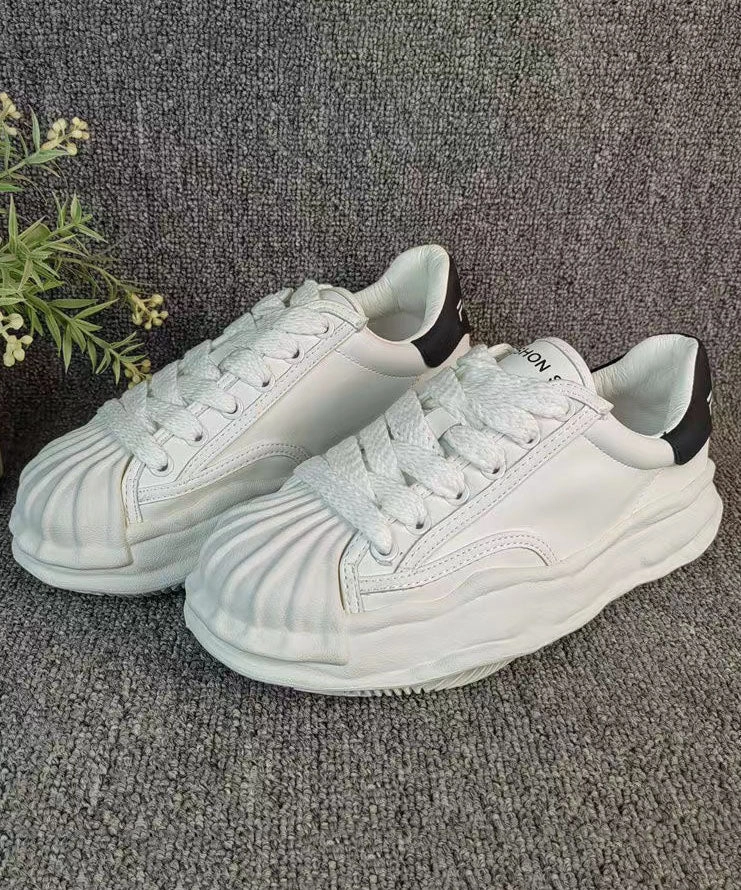 Women Versatile White Splicing Flat Shoes Cross Strap DD1007 Basketball Shoes 10c