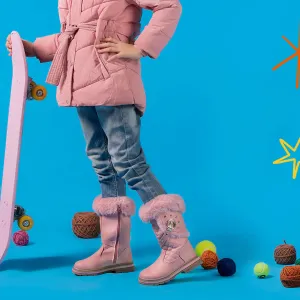  Pink Casual Boots G60036