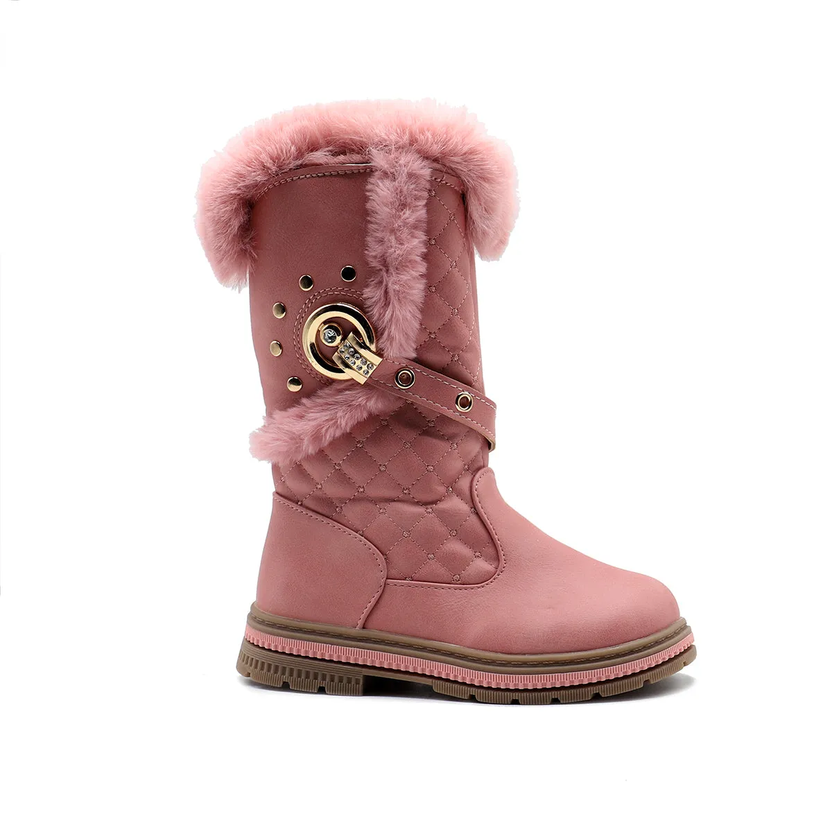 Pink Casual Boots G60036