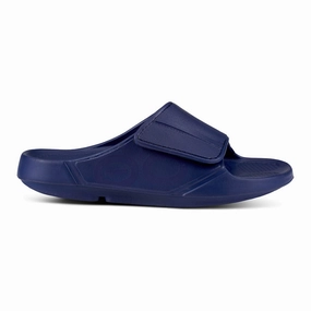 Best Minimus Training Shoes Unisex Oofos OOFOS Sport Flex Slide Navy
