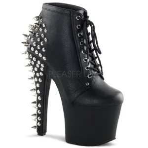 PLEASER FEARLESS-700-28 Black Matte Ankle Boots Rocky Work Boots