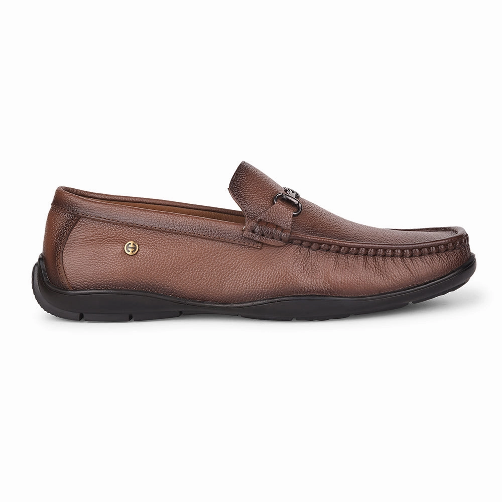 Healers Tan Loafers For Men UVI-19 By Liberty Loafers Patent