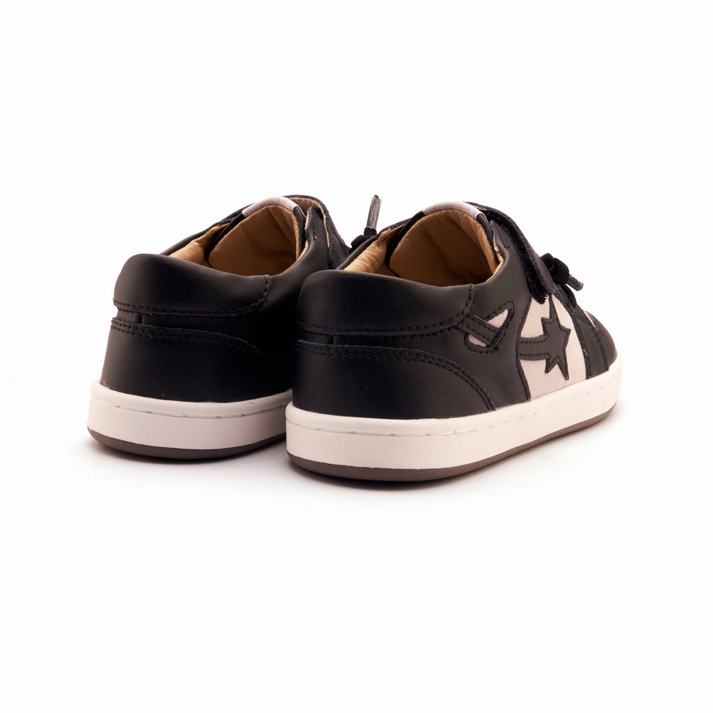 True Religion Sneakers Old Soles Boy's and Girl's Cosmos Casual Shoes - Black / Light Grey Suede