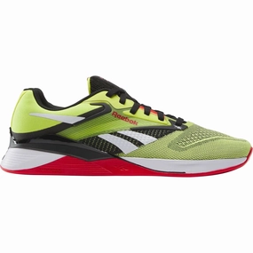 Wide Toe Cross Trainer Shoes Reebok Nano X4 Mens Training Shoes - Green