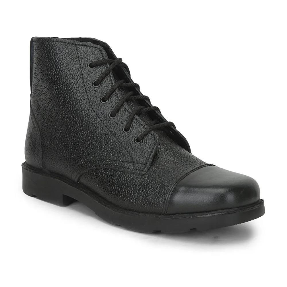 Wedge Dress Shoes For Wedding Prefect Formal Black Lace Up Shoes For Men 8131-11SEV By Liberty