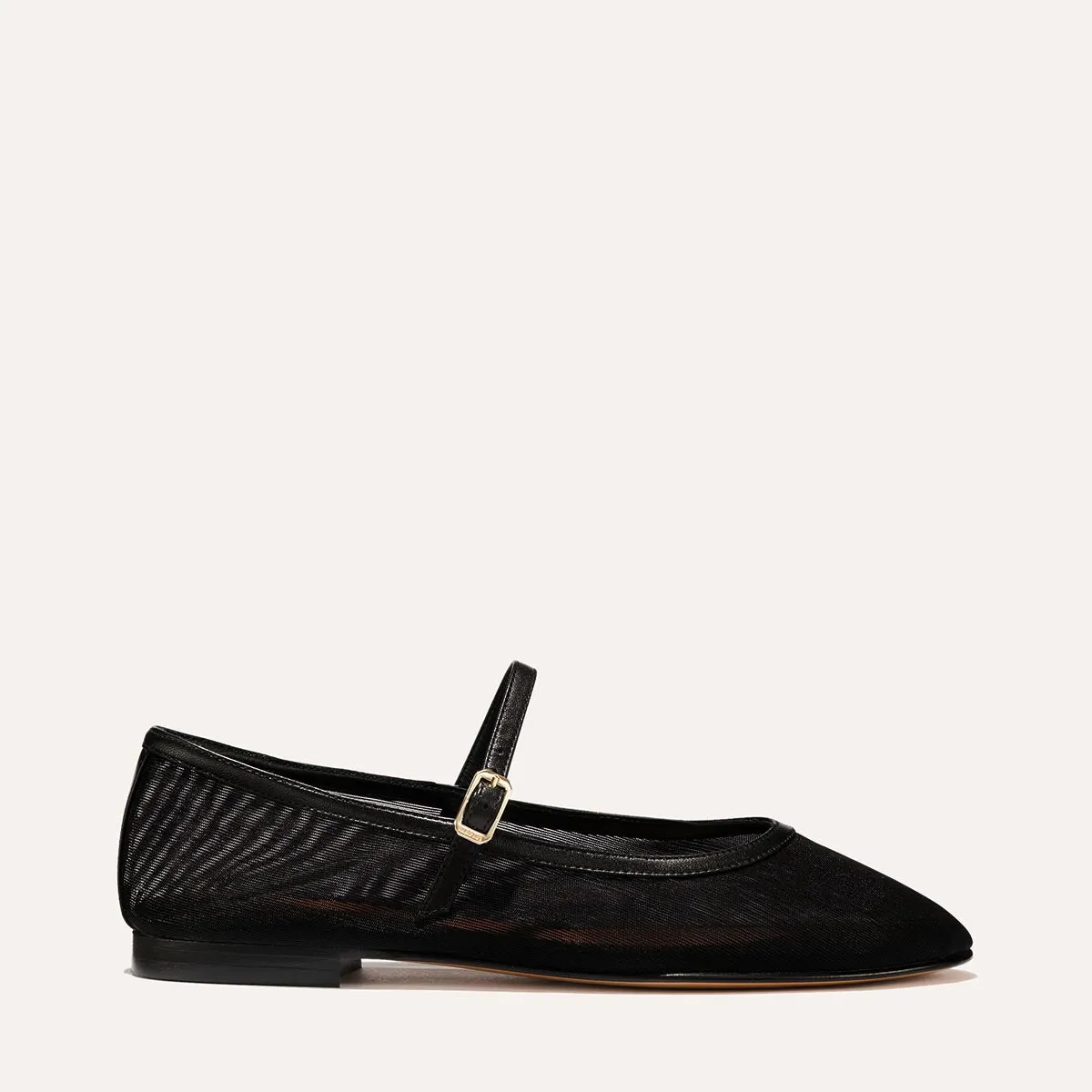 Completely Flat Shoes The Demi Jane - Black Mesh