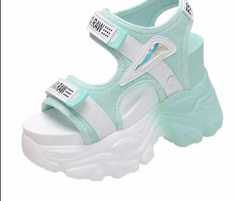 Slide Sandals With Arch Support Thick Platform Wedge Sandals Shoes