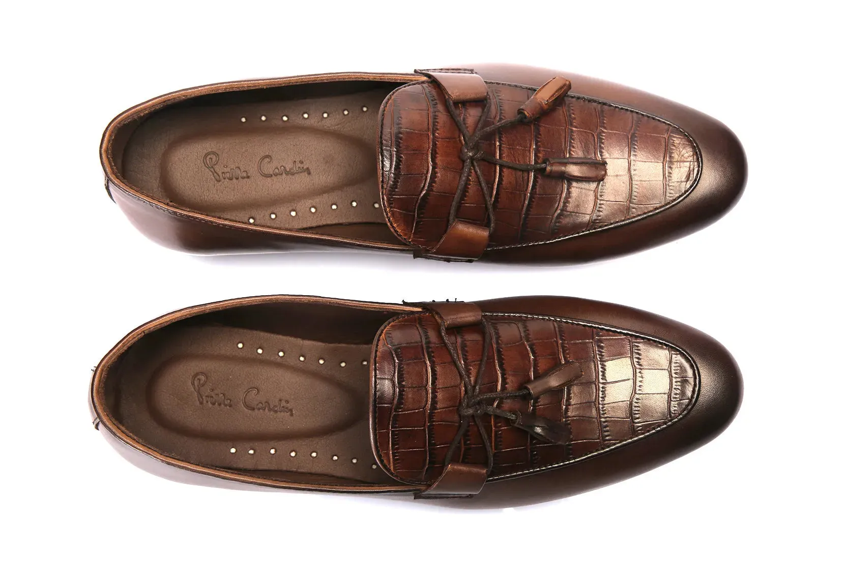 Wood Bottom Dress Shoes Men's Formal Shoe Moc FM-2357