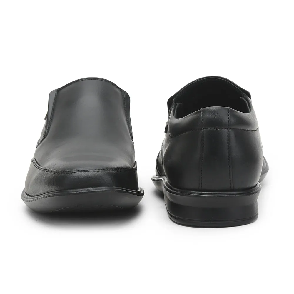 Fortune Formal Non Lacing Shoes For Men (Black) LUCIO-503 By Liberty Shoe Sale