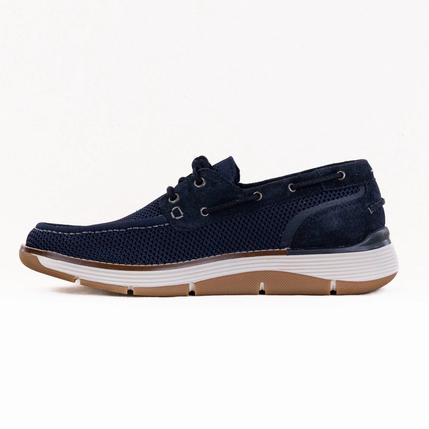 Rockport Lyall Slip-On Casual Boat Shoe (Men's) - Dark Blue Basketball Shoes At Hibbets