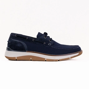 Phantom Basketball Shoes Rockport Lyall Slip-On Casual Boat Shoe (Men's) - Dark Blue
