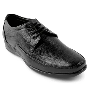 Fortune Black Lacing Formal Derby Shoes For Men HML-5E By Liberty Leopard Dress Shoes