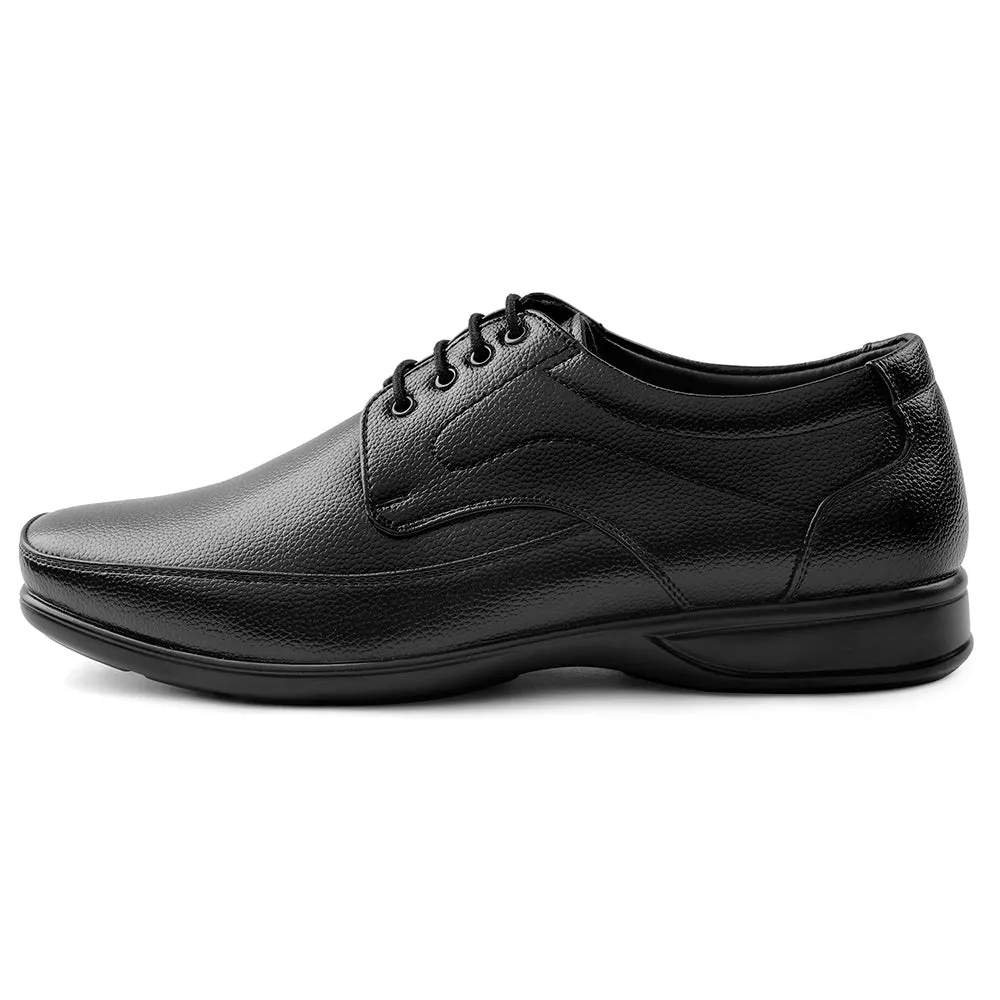 Fortune Black Lacing Formal Derby Shoes For Men HML-5E By Liberty Dress Shoes Shoes