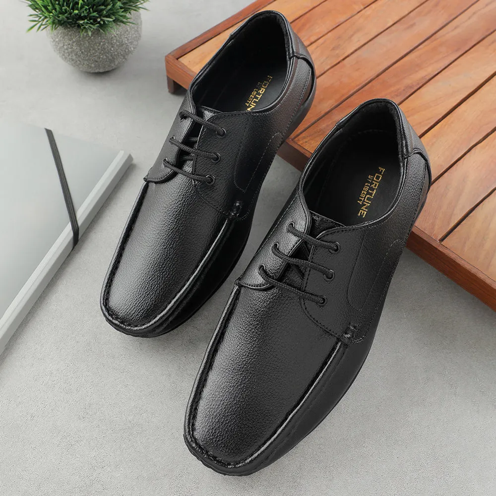 Best Shoes To Wear With Sweater Dress Fortune Black Lacing Formal Derby Shoes For Men HML-5E By Liberty