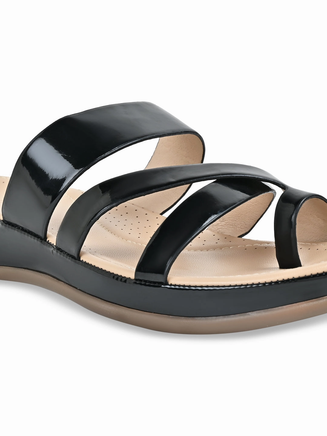 Flat Shoes Sneakers Rocia By Regal Black Women Comfort Patent Flats