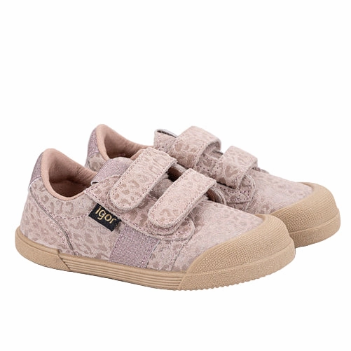 Chanel Sneakers Igor Boy's and Girl's Tennis Leo Barefoot Sneakers - Rosa