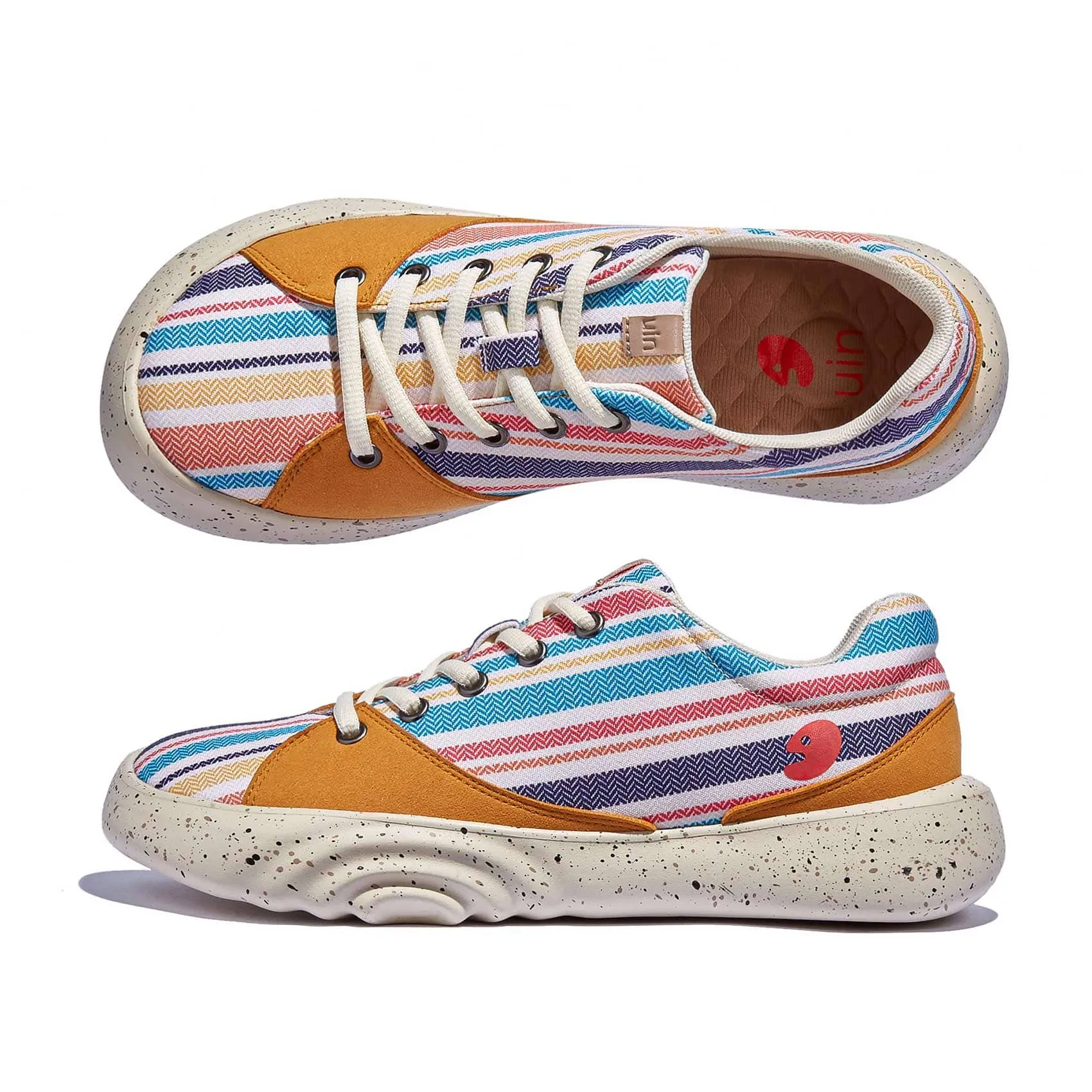 Rainbow Reflection Denia I Women White Basketball Sneakers