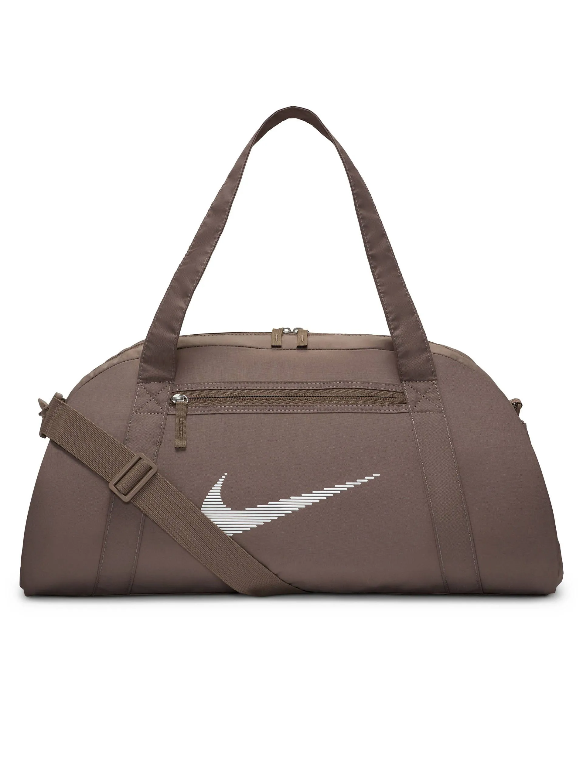 Nike Running Shoes Clearance Gym Club Duffel Bag - Mink Brown/White