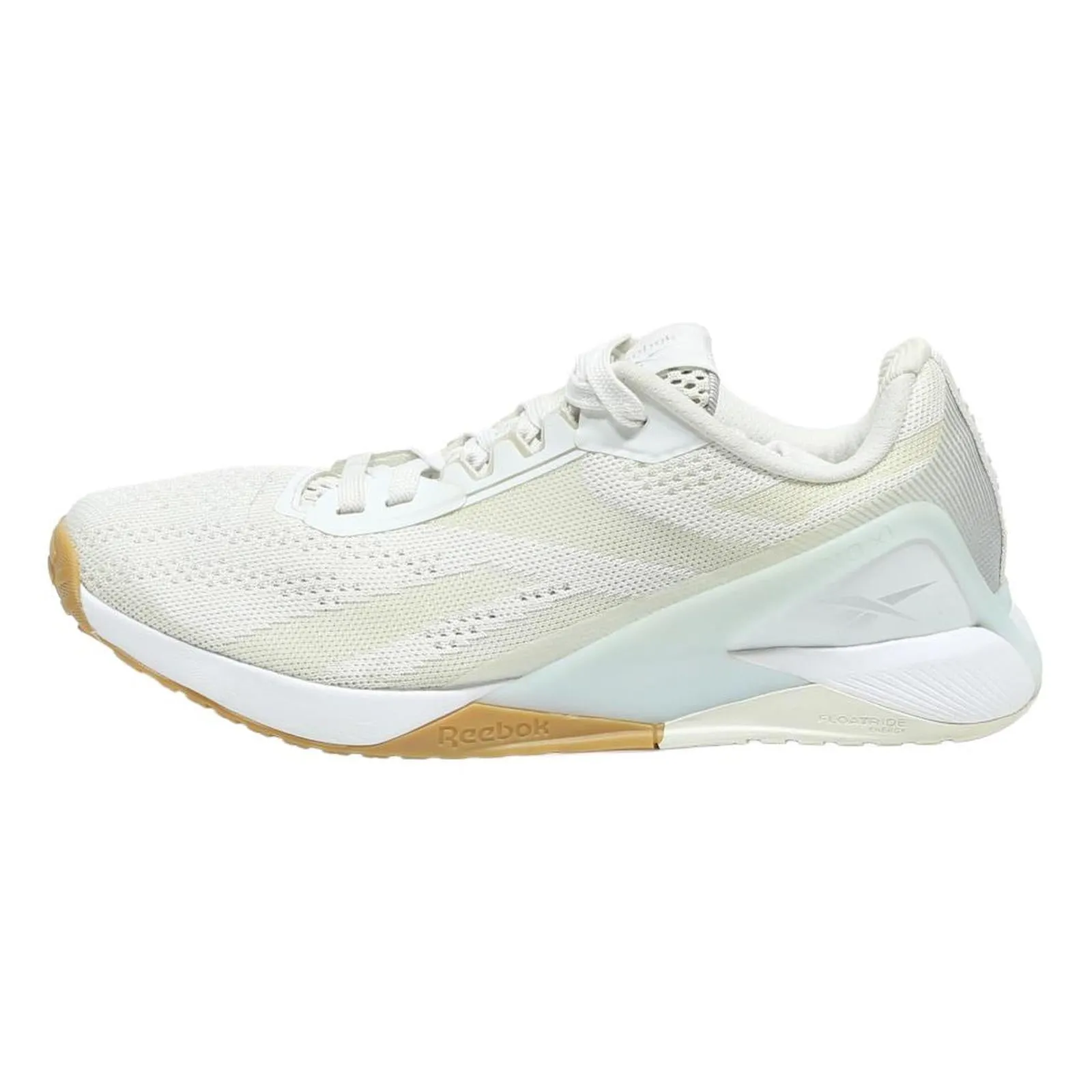 REEBOK Nano X1 Womens Training Shoes White Beige Synthetic UK 6 Lightweight Shoes For Boxing Training