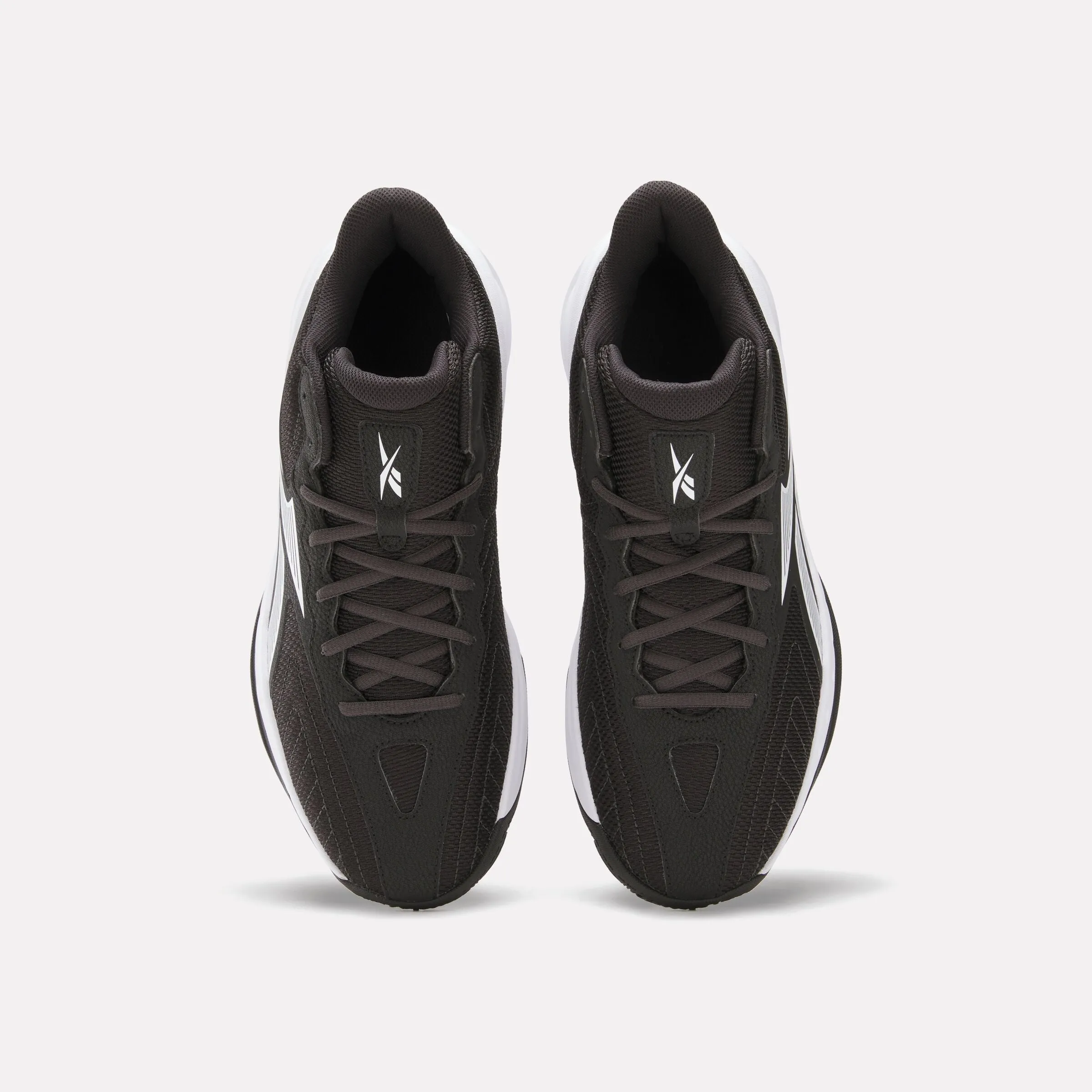 Reebok Press Black/White/Black Long Lasting Basketball Shoes