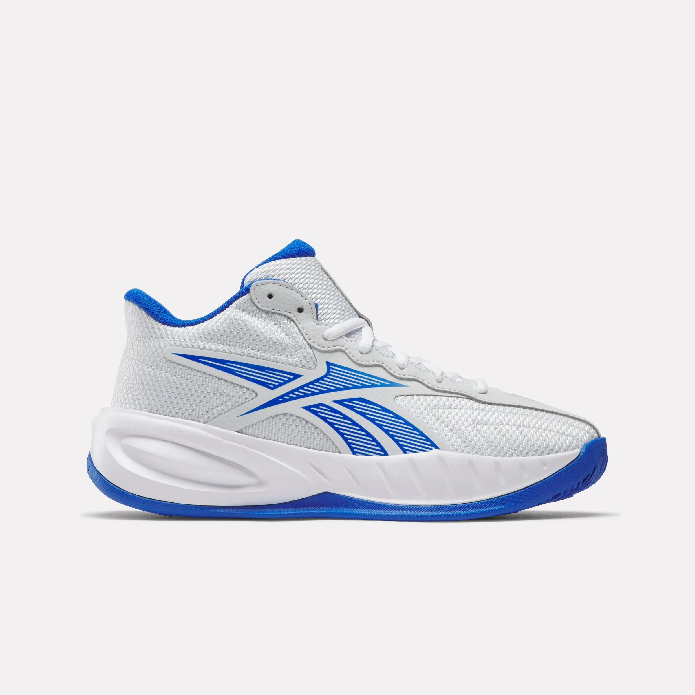 Reebok Press Moon/Optimum Blue/White Original Basketball Shoes